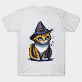 Cat Celebrating Halloween T-Shirt